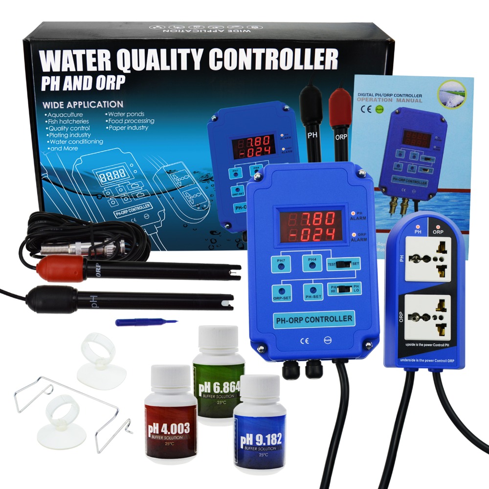 Digital pH ORP Redox 2 in 1 Co - огляд і ціна Planted Aquarium Ph