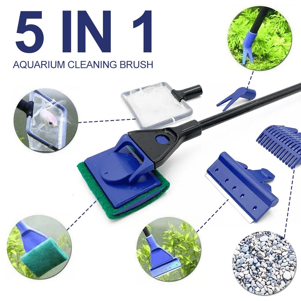 5in1 Aquarium Cleaning Tool Pl - огляд і ціна Planted Aquarium Algae
