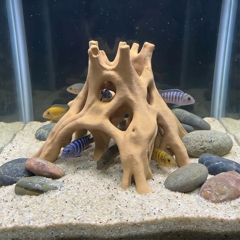 Tree Trunk Driftwood Fish Tank - огляд і ціна Planted Aquarium With Driftwood