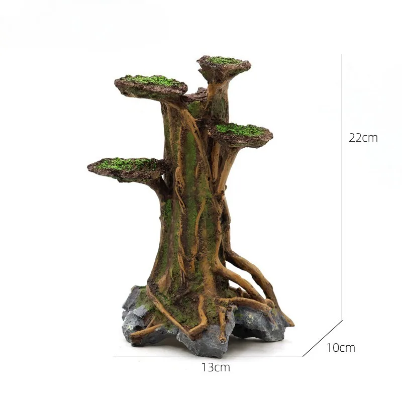Artificial Moss Tree Driftwood - огляд і ціна Planted Aquarium With Driftwood