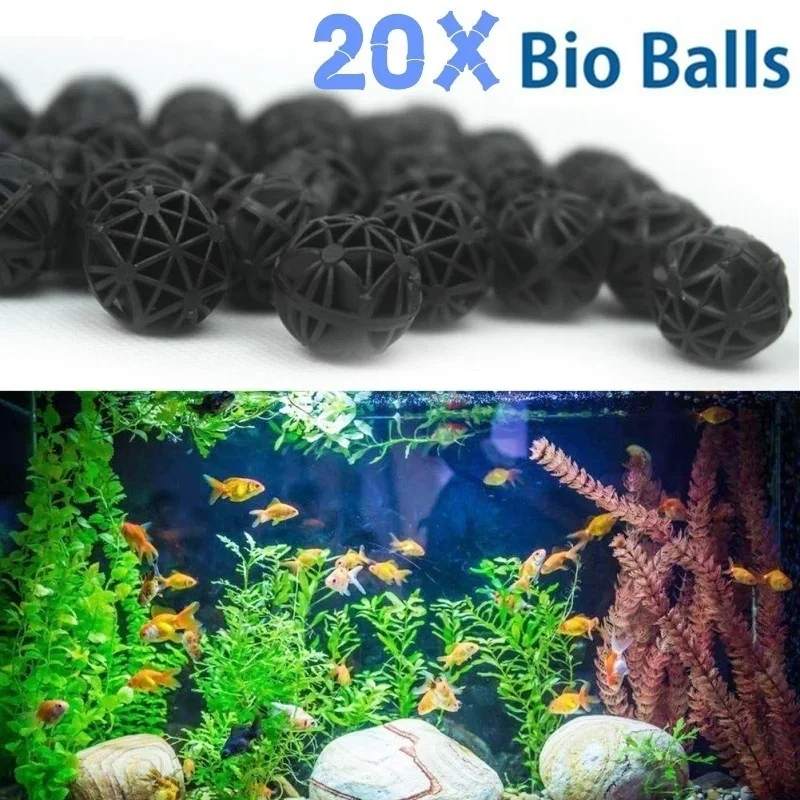 20Pcs 16mm Bio Balls Aquarium  - огляд і ціна Planted Aquarium Fertilizer
