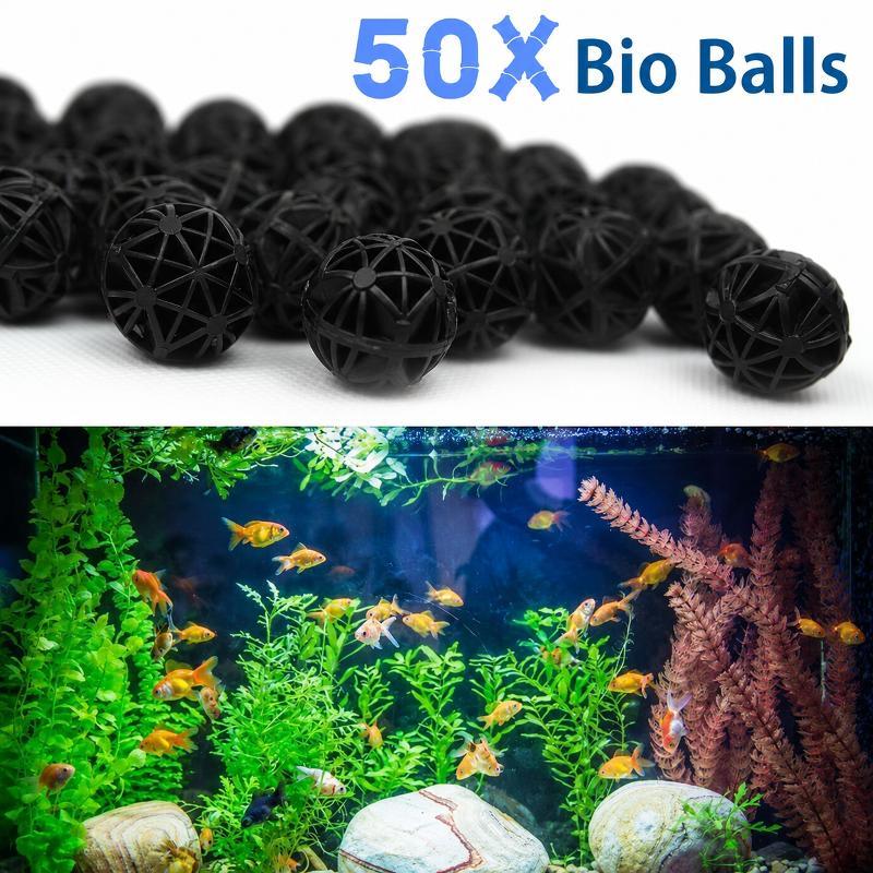 50Pcs 16mm Bio Balls Aquarium  - огляд і ціна Planted Aquarium Fertilizer
