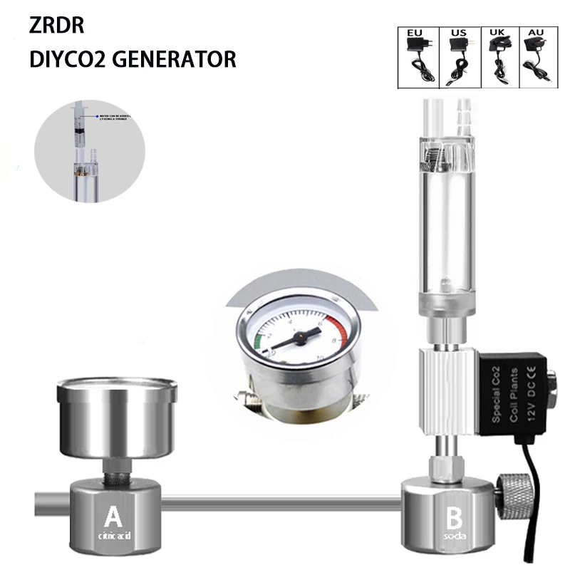 Aquarium DIY CO2 Reactor Gener - огляд і ціна Aquarium Plant Order