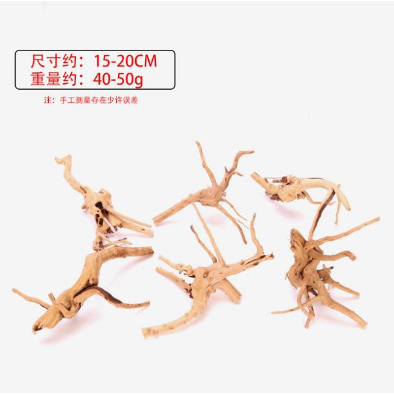 4PCS Natural Wooden Fish Tank  - огляд і ціна Planted Aquarium With Driftwood