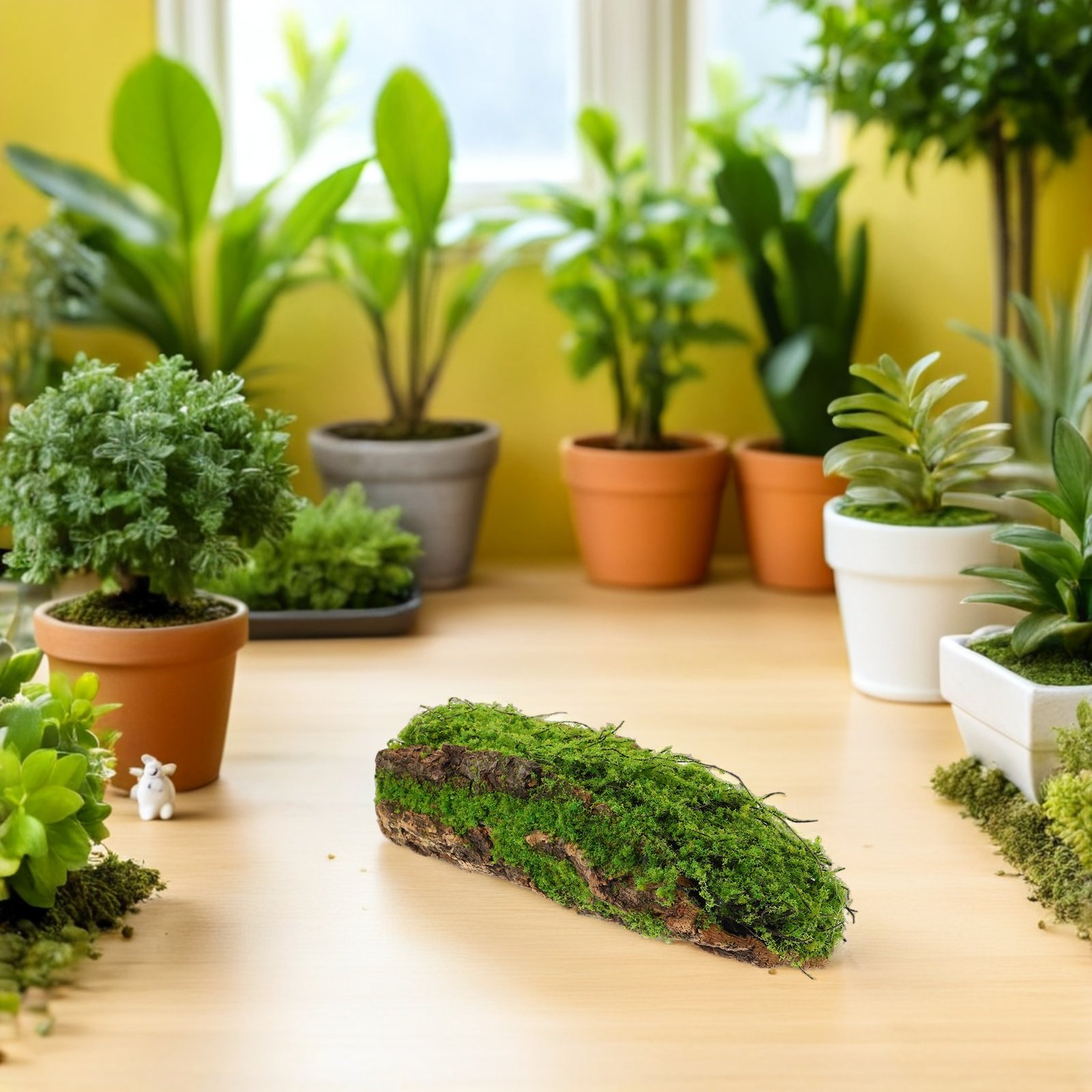 Artificial Moss Driftwood Deco - огляд і ціна Planted Aquarium With Driftwood