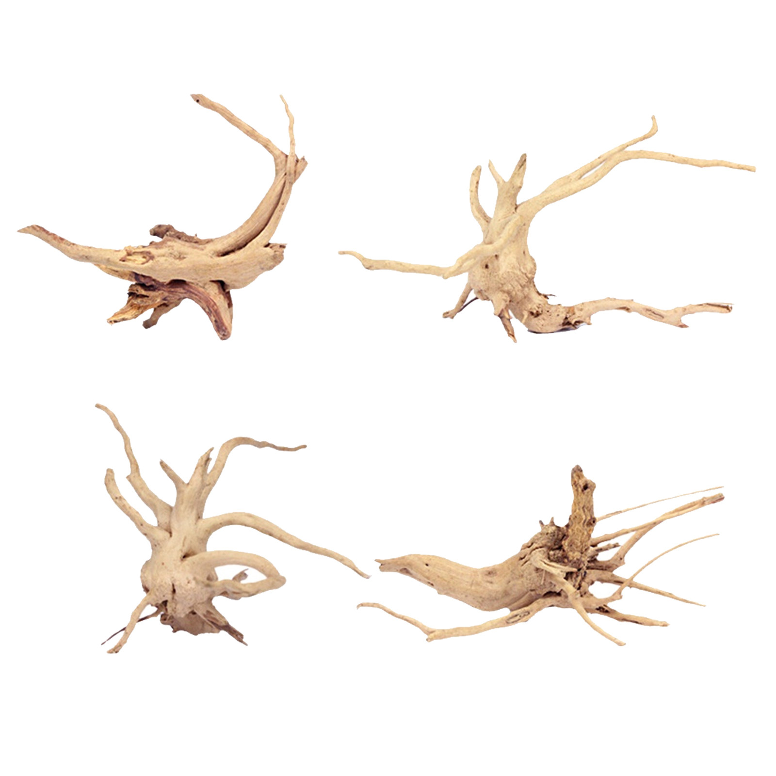 4Pcs Natural Driftwood Branch  - огляд і ціна Planted Aquarium With Driftwood