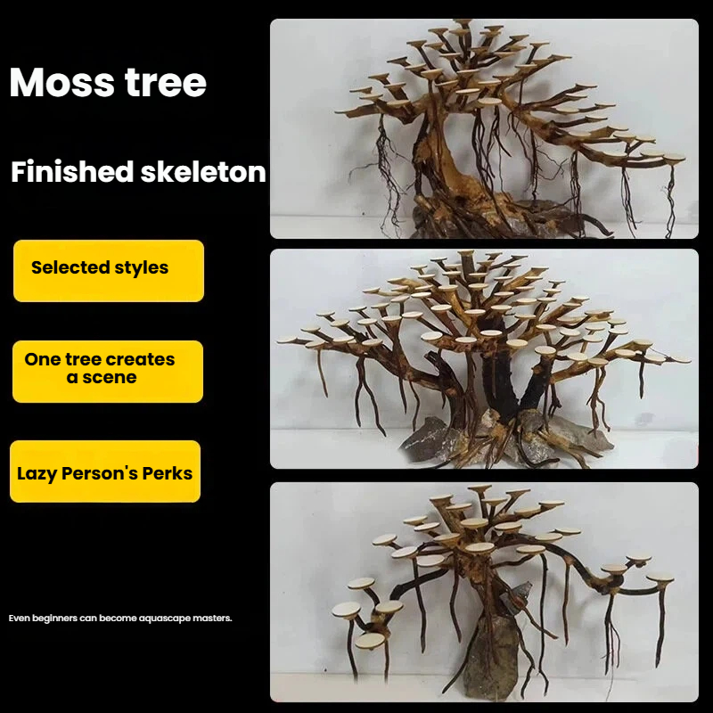 Aquarium Landscaping Moss Tree - огляд і ціна Aquarium Plant Order