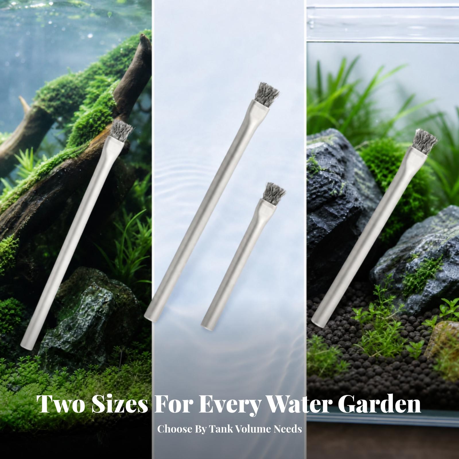 Fish Tank Algae Brush Stainles - огляд і ціна Planted Aquarium With Driftwood