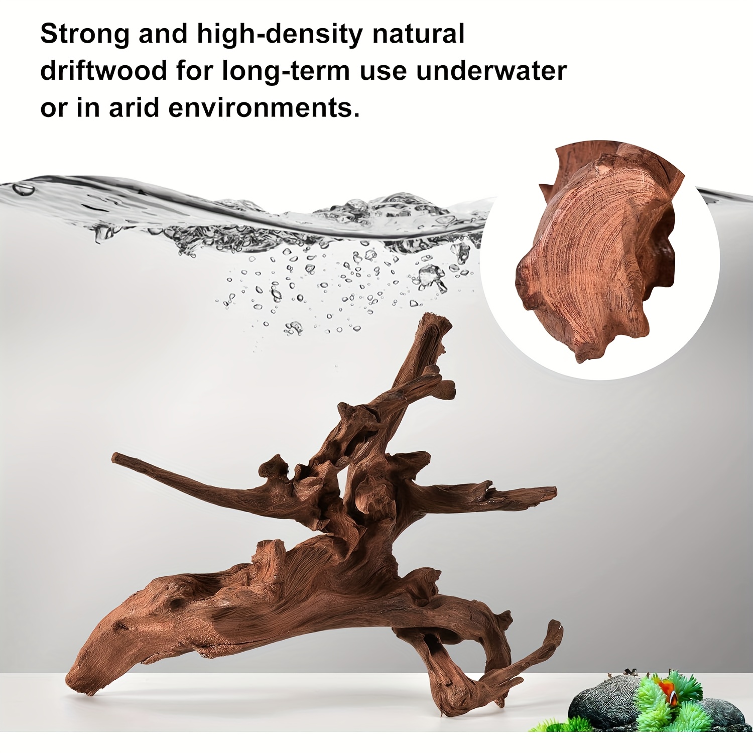 1PC Random Style Natural Sinka - огляд і ціна Planted Aquarium With Driftwood